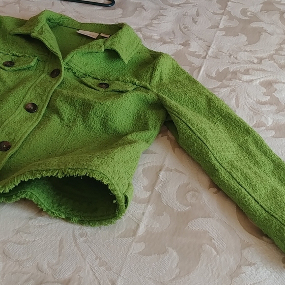 Chico's classic jacket. Lite green . - Picture 2 of 4